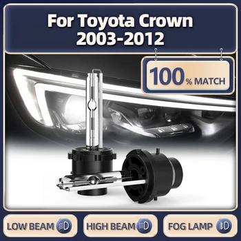 A2R HID Xenon Žibintų Lemputės 12V 35W HID Lempos 6000K Automobilių Žibintų Toyota Crown 2003-2006 m. 2007 m. 2008 m. 2009 m. 2010 m. 2011 m. 2012