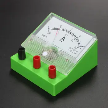 Analoginis voltmetras Voltmeter Klasės 2.5 Elektros energijos Mokymo Eksperimentas Įrankis Aplinkosaugos Švietimo Žaislai Ammeter priemonė, ABS