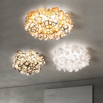Italija gėlių lubų lempa akrilo Dizainas lubų šviesos diodų (LED spalvotų lempų gaubtų Gyvenamasis Kambarys, vaikų kambarys lounge mergina miegamasis šviesos